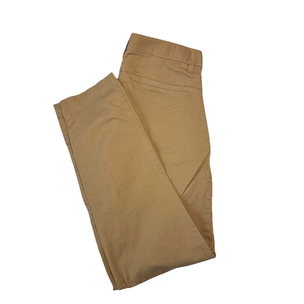 Fabletics Only-Go Chino Pants Mens 32x32 Khaki Tan Stretch Performance Casual
